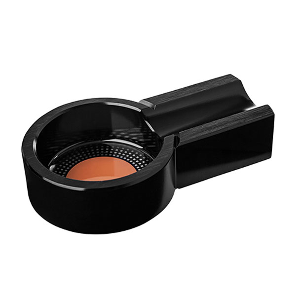 Пепелник за 1 пура черен с оранжево