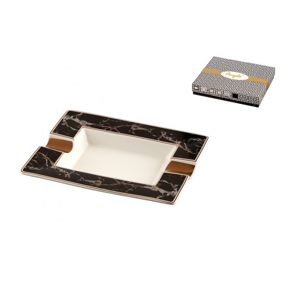 Пепелник за 2 пури керамичен Angelo