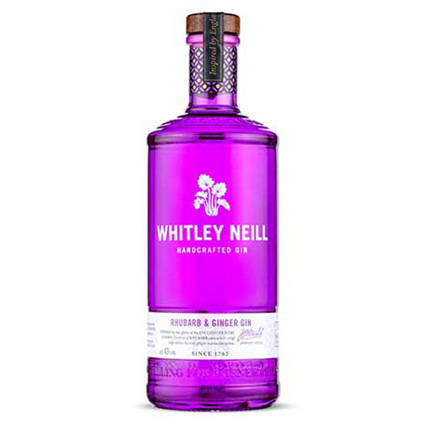ДЖИН WHITLEY NEILL GIN RHUBARB & GINGER 0,7Л /РЕВЕН И ДЖИНДЖИФИЛ (СФС ...