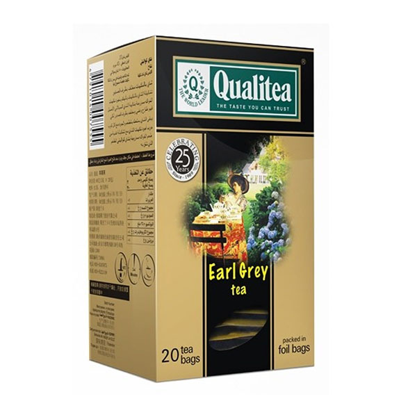 Qualitea - Черен чай - Earl Grey - 20 сашета