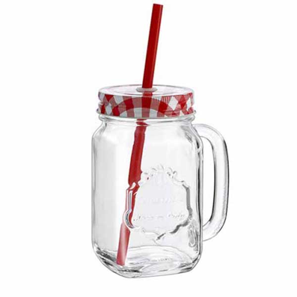 Буркан релефен с капачка Country 480ml - Borgonovo