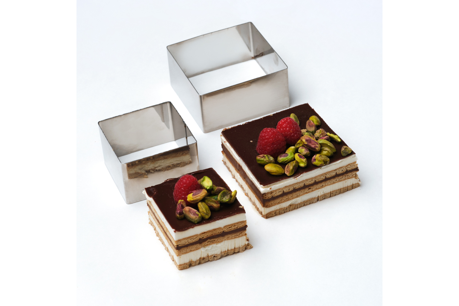 Форми квадратни 6 броя - комплект размери 6/7/8/9/10/12см