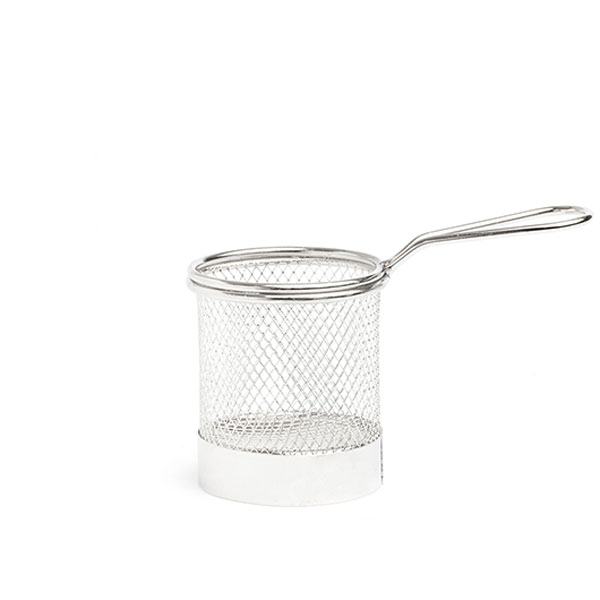 Метална кошничка за сервиране ф8 cm