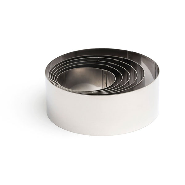 Форми рингове кръгли 6 броя - комплект размери 6/7/8/9/10/12см