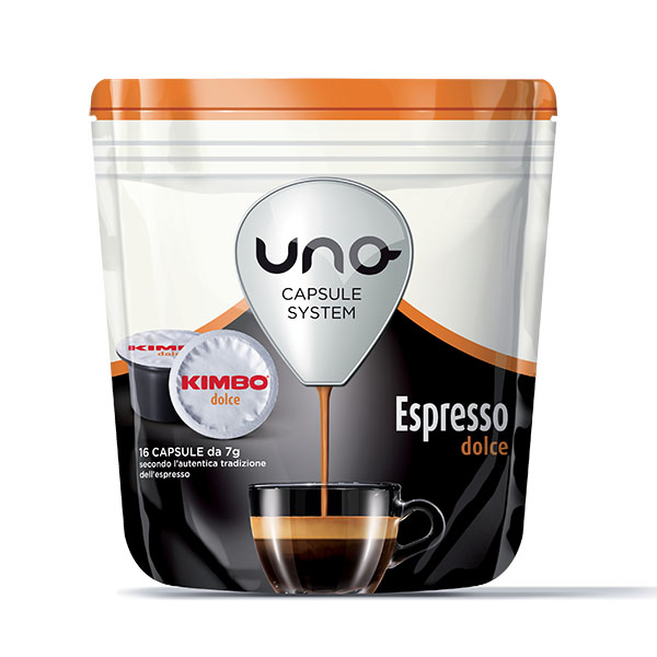 Kimbo Dolce капсули за система Uno - 16 бр. х 7 г