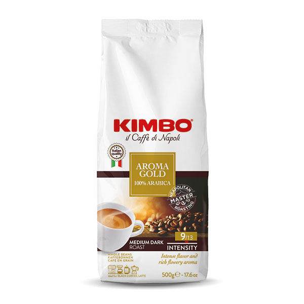 Kimbo Aroma Gold 100% Arabica кафе на зърна 0.500kg