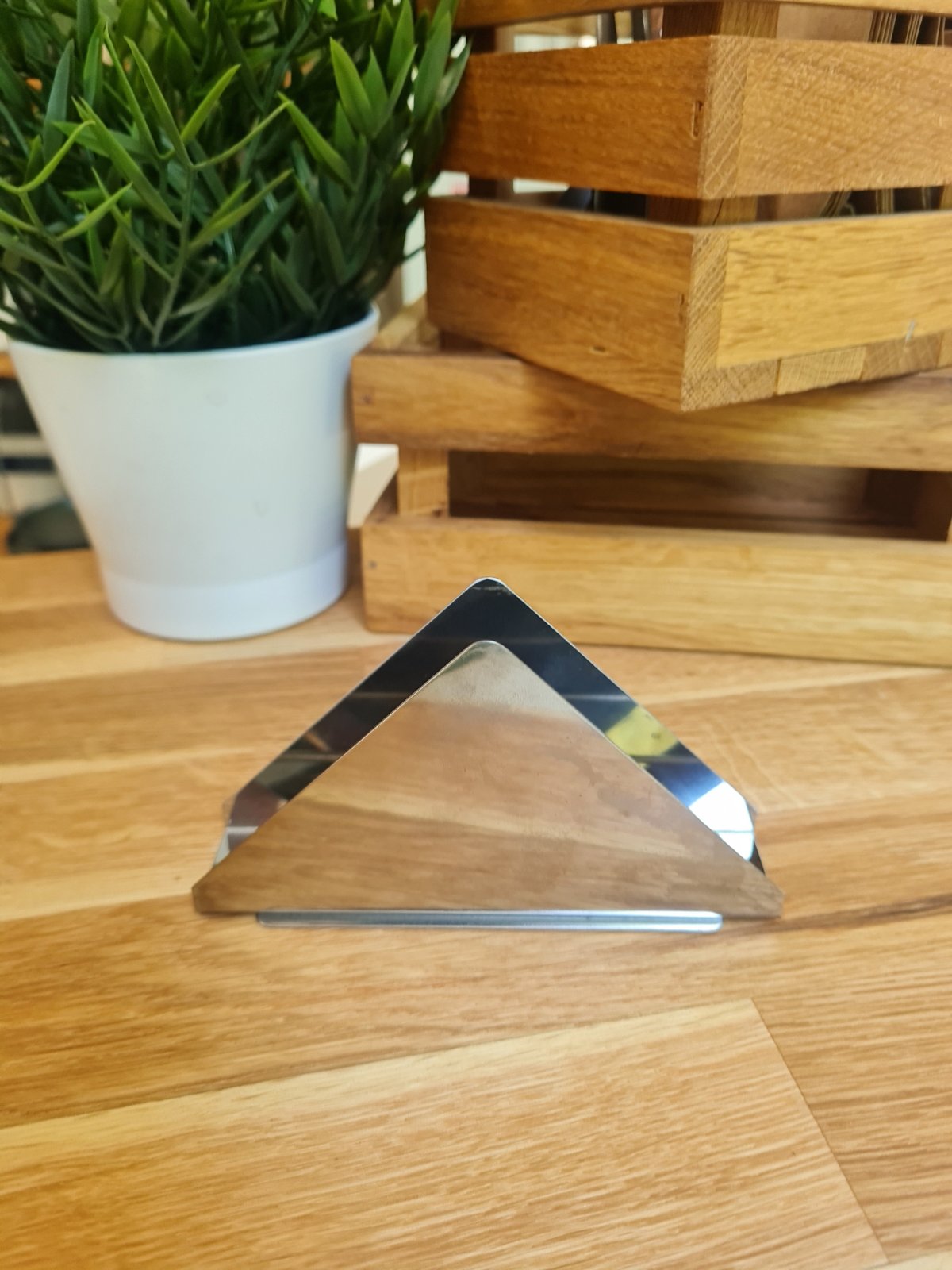 Триъгълен салфетник инокс