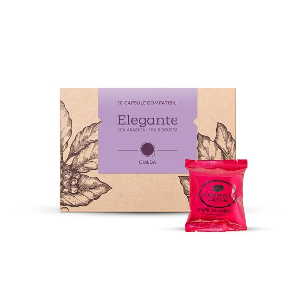 Pedron ELEGANTE  - 100 броя хартиени дозети х 7.5 g  - ESE Coffee Pods