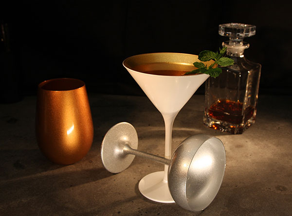 Olympic Cocktail Martini White бяло/сребърно 240ml - коктейл - Stolzle