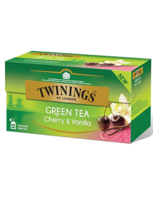 TWININGS - Cherry Vanilla  - зелен чай