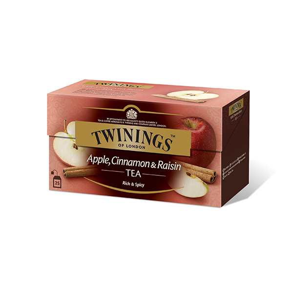 Черен чай Twinings - ябълка /канела и стафиди 