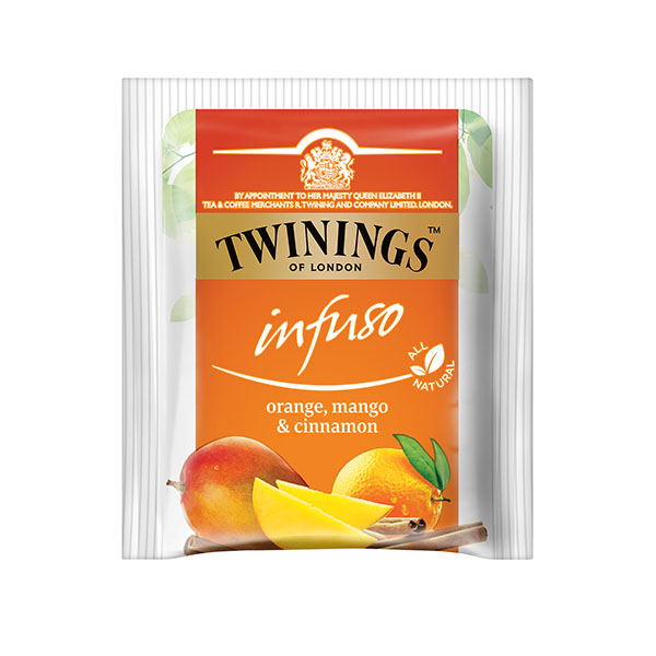 TWININGS ПОРТОКАЛ, МАНГО И КАНЕЛА - Билково-плодов чай