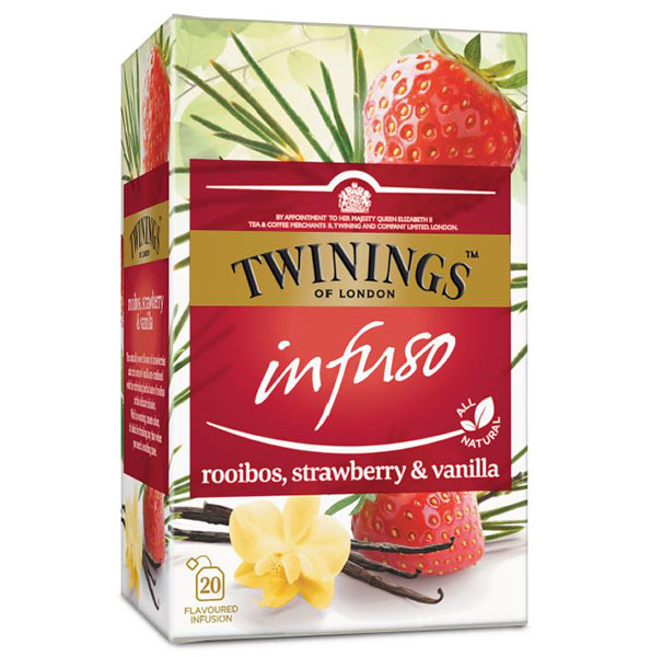 Билково - плодов чай Twinings ройбос, ягода и ванилия