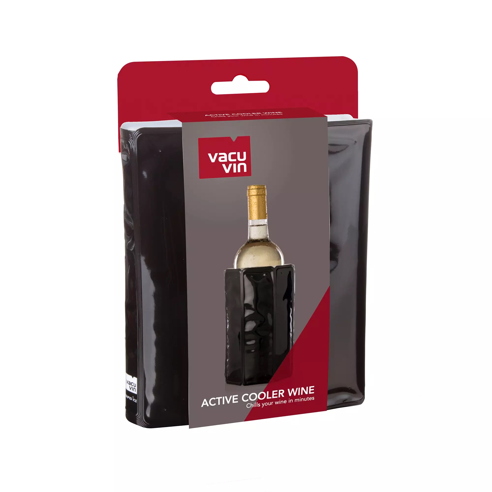 VacuVin охладител за вино Active cooler Черен