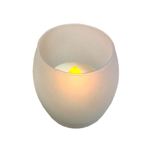 LED свещ стъкло - овал SDSEL