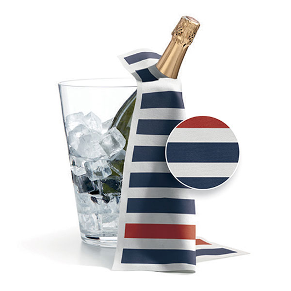 Кърпа за бутилка - 40/40см -  SAILOR на черти Roll drap