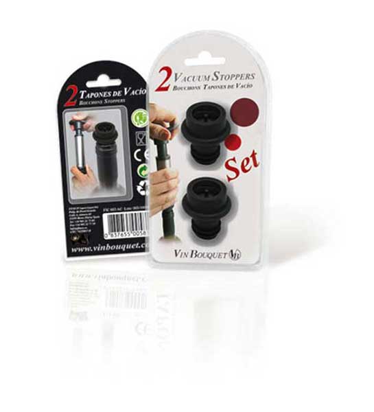 Vin Bouquet  резервни тапи за вакуумна помпа 2бр.