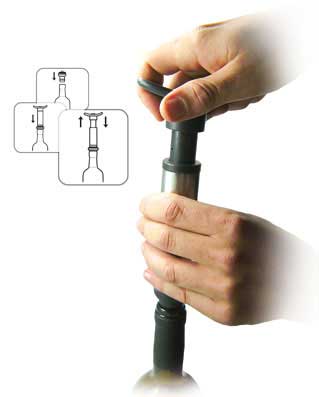 Vin Bouquet вакуумна помпа с 2 тапи