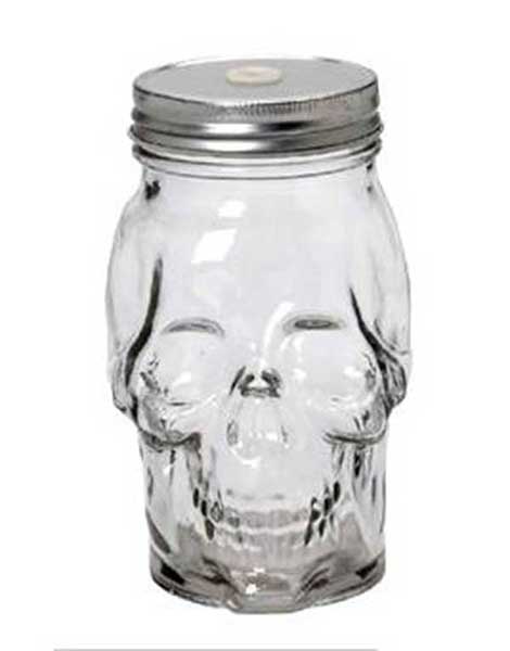 Буркан Череп прозрачен 500ml